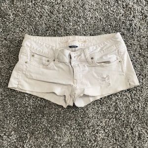 American eagle white shorts